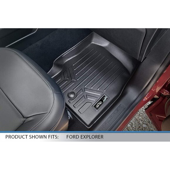 SMARTLINER Custom Fit Floor Mats 1st Row Liner Set Compatible with 2017-2019 For - Picture 3 of 8